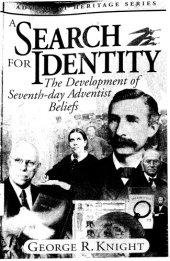 book A Search For Identity: The Development of Seventh-day Adventist Beliefs