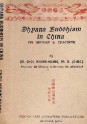 book Dhyana Buddhism in China, Its History and Teaching