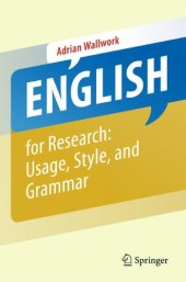 book English for Research: Usage, Style, and Grammar