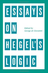 book Essays on Hegel's Logic