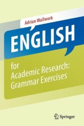 book English for Academic Research: Grammar Exercises