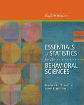 book Essentials of Statistics for the Behavioral Sciences