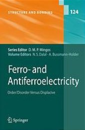 book Ferro- and Antiferroelectricity: Order/Disorder versus Displacive