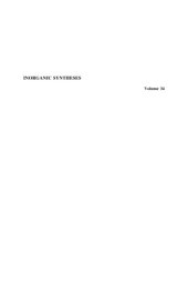 book Inorganic Syntheses, Vol. 34