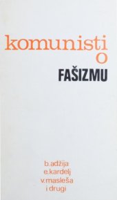 book Komunisti o fašizmu