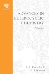 book Advances in Heterocyclic Chemistry