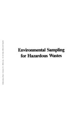 book Environmental Sampling for Hazardous Wastes