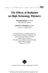 book The Effects of Radiation on High-Technology Polymers