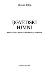 book Rgvedski himni. Izvori indijske kulture i indoeuropsko nasljeđe