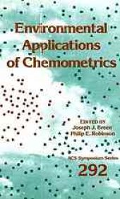 book Environmental Applications of Chemometrics