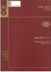 book Atomic Energy Levels: As Derived From the Analyses of Optical Spectra (Cr-Nb)