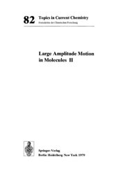 book Large Amplitude Motion in Molecules II