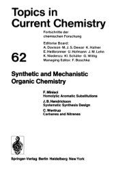 book Synthetic and Mechanistic Organic Chemistry