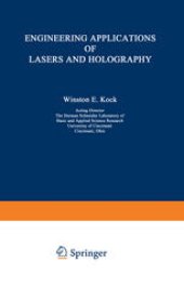 book Engineering Applications of Lasers and Holography