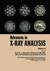 book Advances in X-Ray Analysis: Volume 15