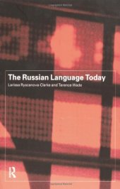 book The Russian Language Today