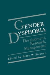 book Gender Dysphoria: Development, Research, Management