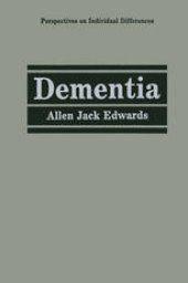 book Dementia