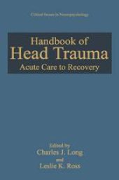 book Handbook of Head Trauma: Acute Care to Recovery