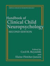 book Handbook of Clinical Child Neuropsychology