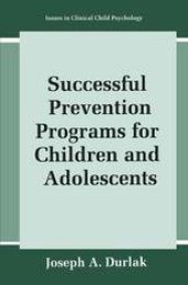 book Successful Prevention Programs for Children and Adolescents