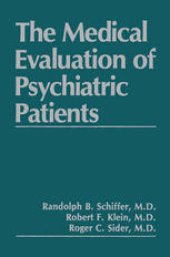 book The Medical Evaluation of Psychiatric Patients