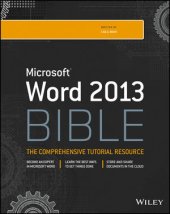 book Microsoft Word 2013 Bible