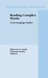 book Reading Complex Words: Cross-Language Studies