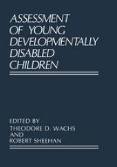 book Assessment of Young Developmentally Disabled Children