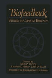 book Biofeedback: Studies in Clinical Efficacy