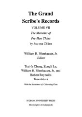 book The Grand Scribe's Records - Volume VII The Memoirs of Pre-Han China