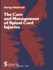 book The Care and Management of Spinal Cord Injuries