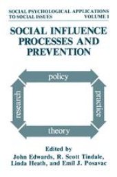 book Social Influence Processes and Prevention