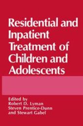 book Residential and Inpatient Treatment of Children and Adolescents