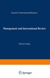 book Management International Review: Strategic Issues in International Human Resource Management