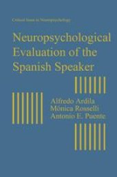 book Neuropsychological Evaluation of the Spanish Speaker