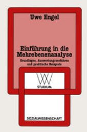 book Einführung in die Mehrebenenanalyse: Grundlagen, Auswertungsverfahren und praktische Beispiele