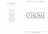 book O Home Unidimensional [One-Dimensional Man, O Homem Unidimensional, El Hombre Unidimensional]