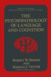 book The Psychopathology of Language and Cognition