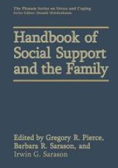 book Handbook of Social Support and the Family