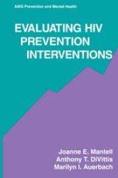 book Evaluating HIV Prevention Interventions