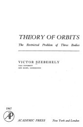 book Theory of orbits. The restricted problem of three bodies