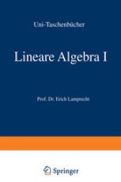 book Lineare Algebra I