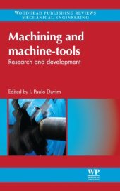 book Machining and machine-tools: Research and development