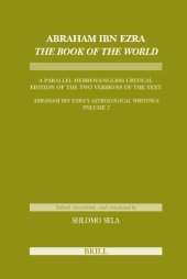 book Abraham Ibn Ezra Book of the World