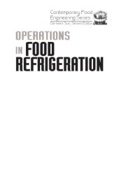 book Operations in food refrigeration