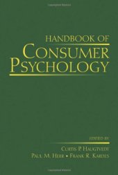 book Handbook of Consumer Psychology