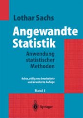 book Angewandte Statistik: Anwendung statistischer Methoden