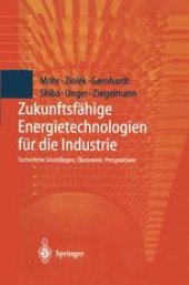 book Zukunftsfähige Energietechnologien für die Industrie: Technische Grundlagen, Ökonomie, Perspektiven