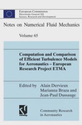 book Computation and Comparison of Efficient Turbulence Models for Aeronautics — European Research Project ETMA